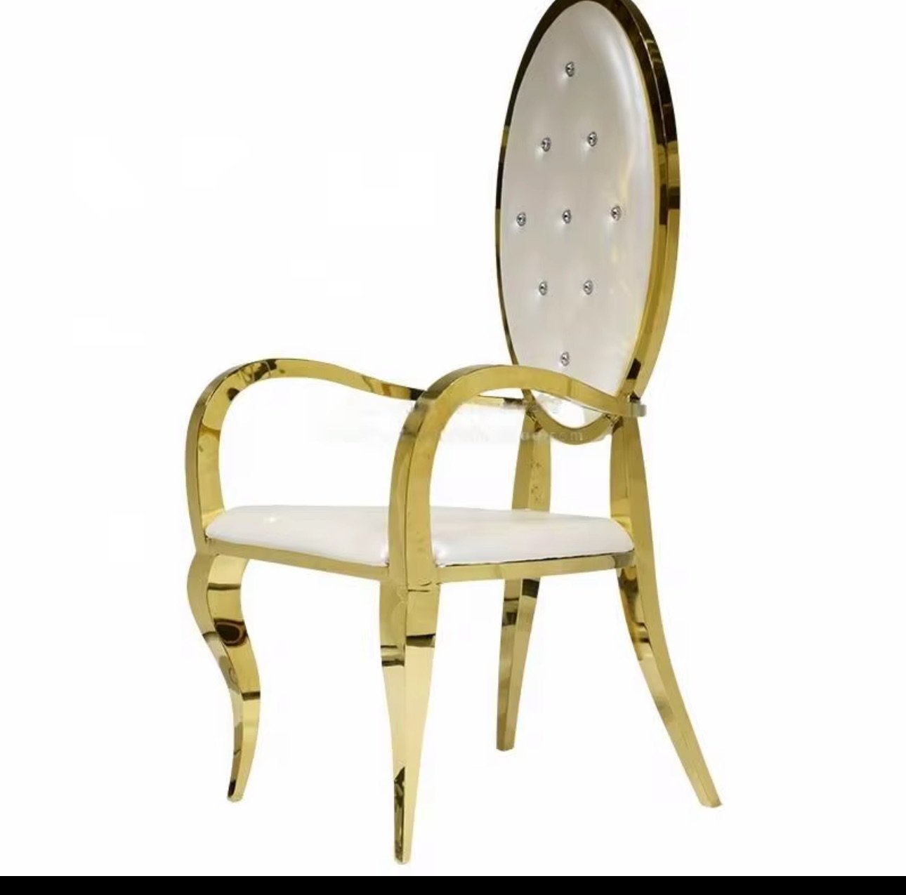 Gold Dior Designer Armchair