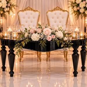 Black Sweetheart Table
