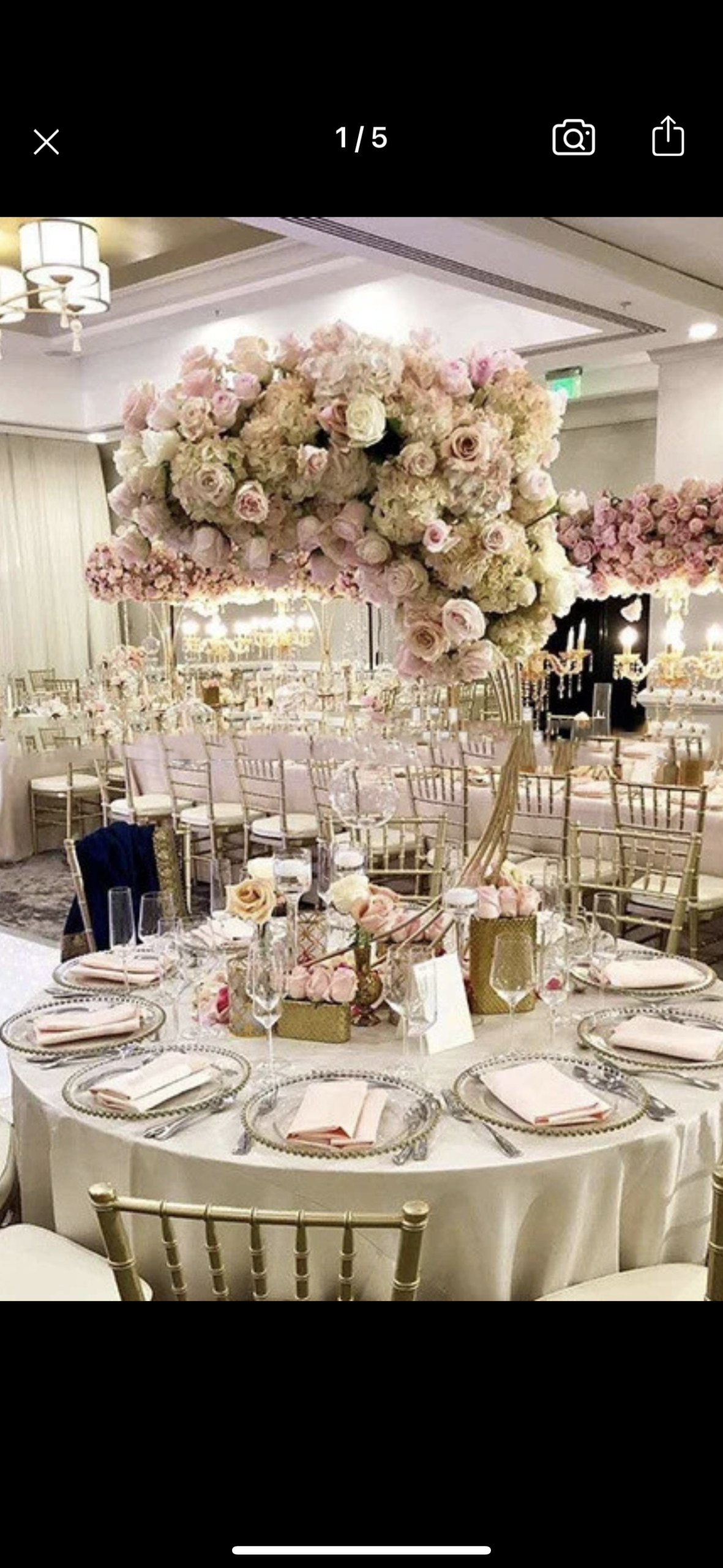Crystal Floral Centerpiece