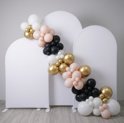 Chiara Arched Backdrop Wall Set – Luxe Silk Florals - Image 10