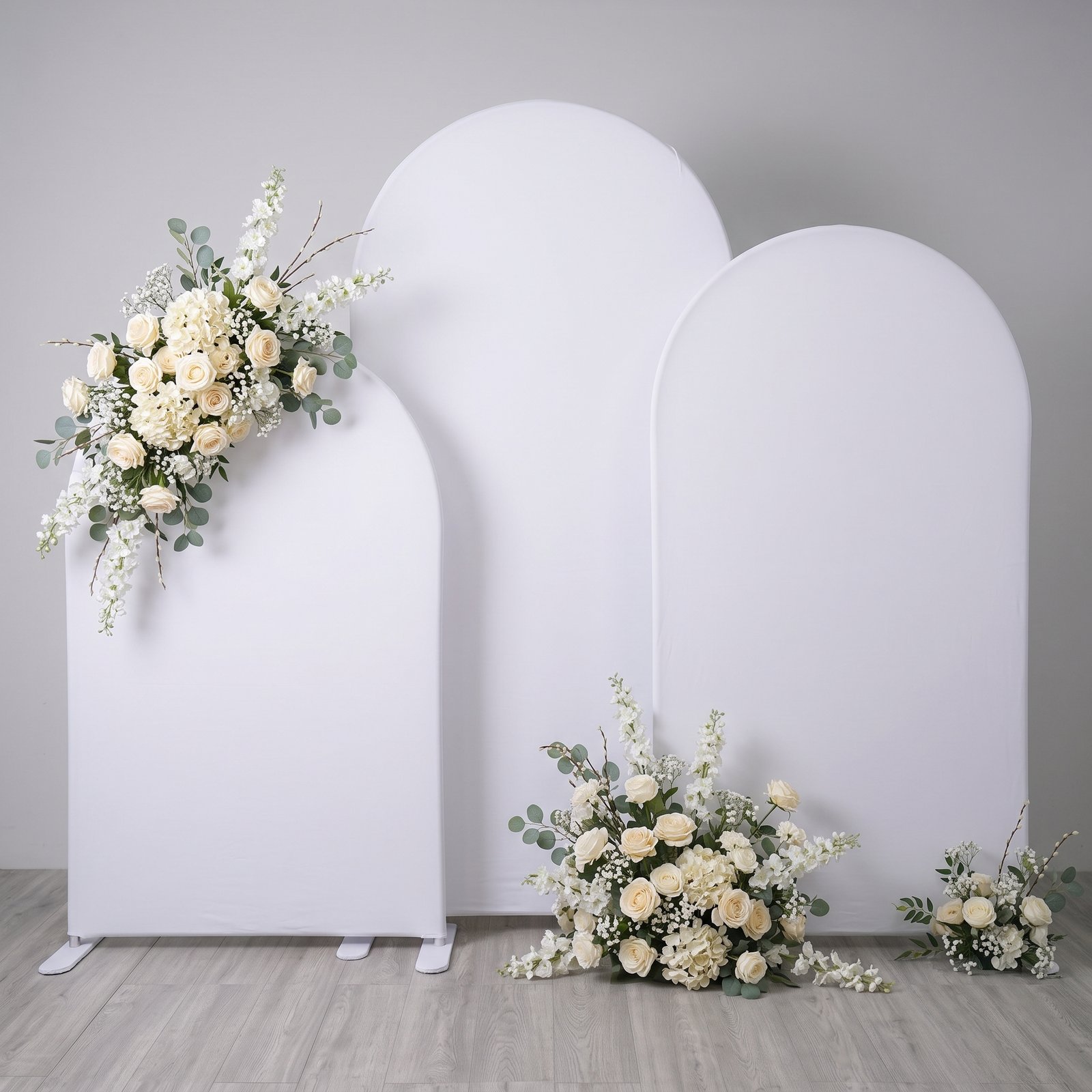Chiara Arched Backdrop Wall Set – Luxe Silk Florals - Image 6