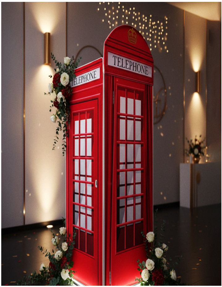 Classic British Red Telephone Booth
