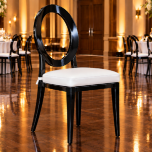 Gloss Black Ghost Chair