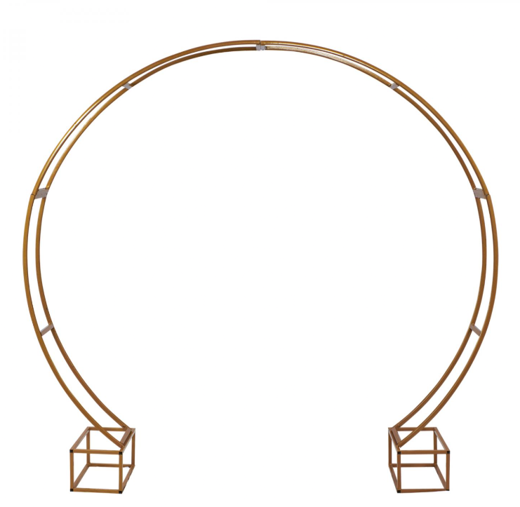 Round Circle Arch – Luxe Floral & Balloon Installation (7.5ft) - Image 5