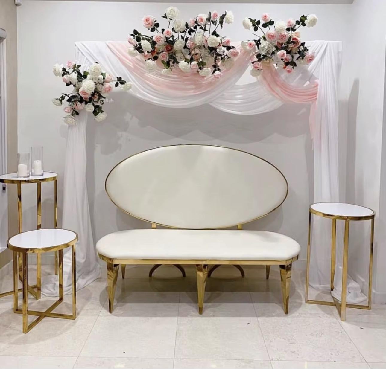 Imperial King Gold Throne Chair