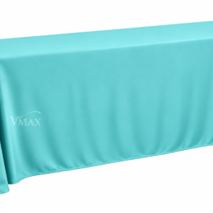 Aqua Rectangular Floor-Length Tablecloth