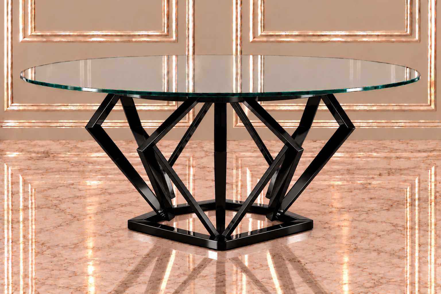Clear Diamond Sweetheart Table - Image 4