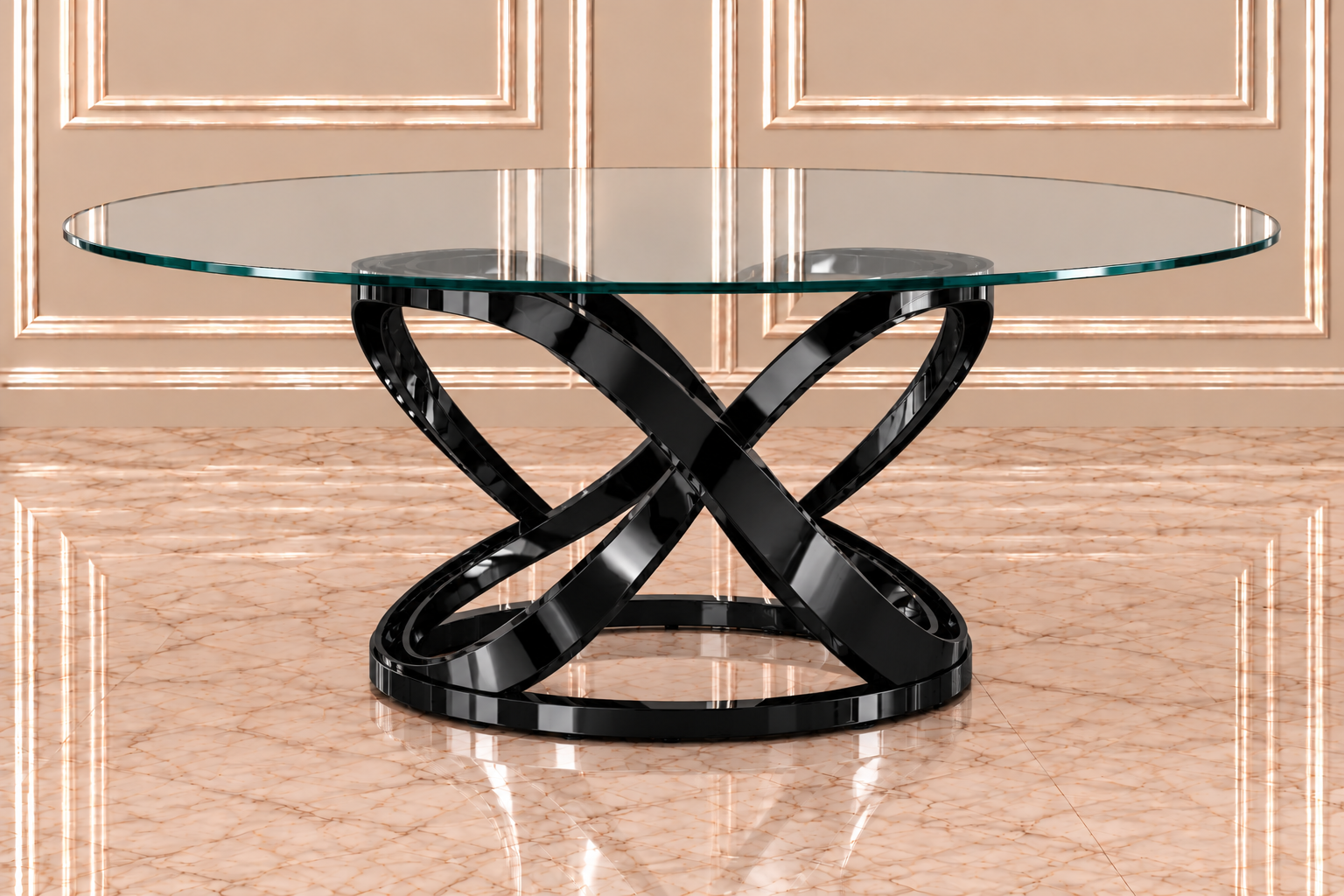 Black Infinity Sweetheart Table - Image 2