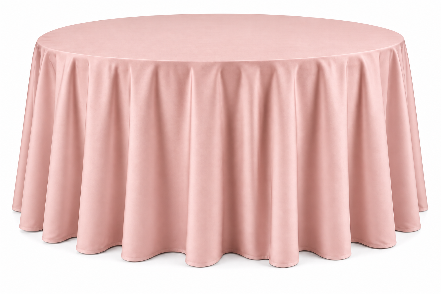 Black Floor-Length Round Tablecloth - Image 11