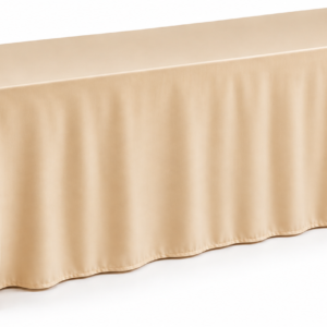 Champagne Rectangular Floor-Length Tablecloth
