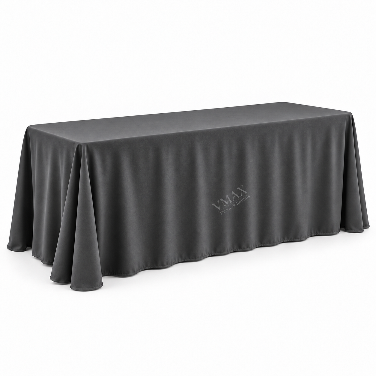 Plum Rectangular Floor-Length Tablecloth - Image 4