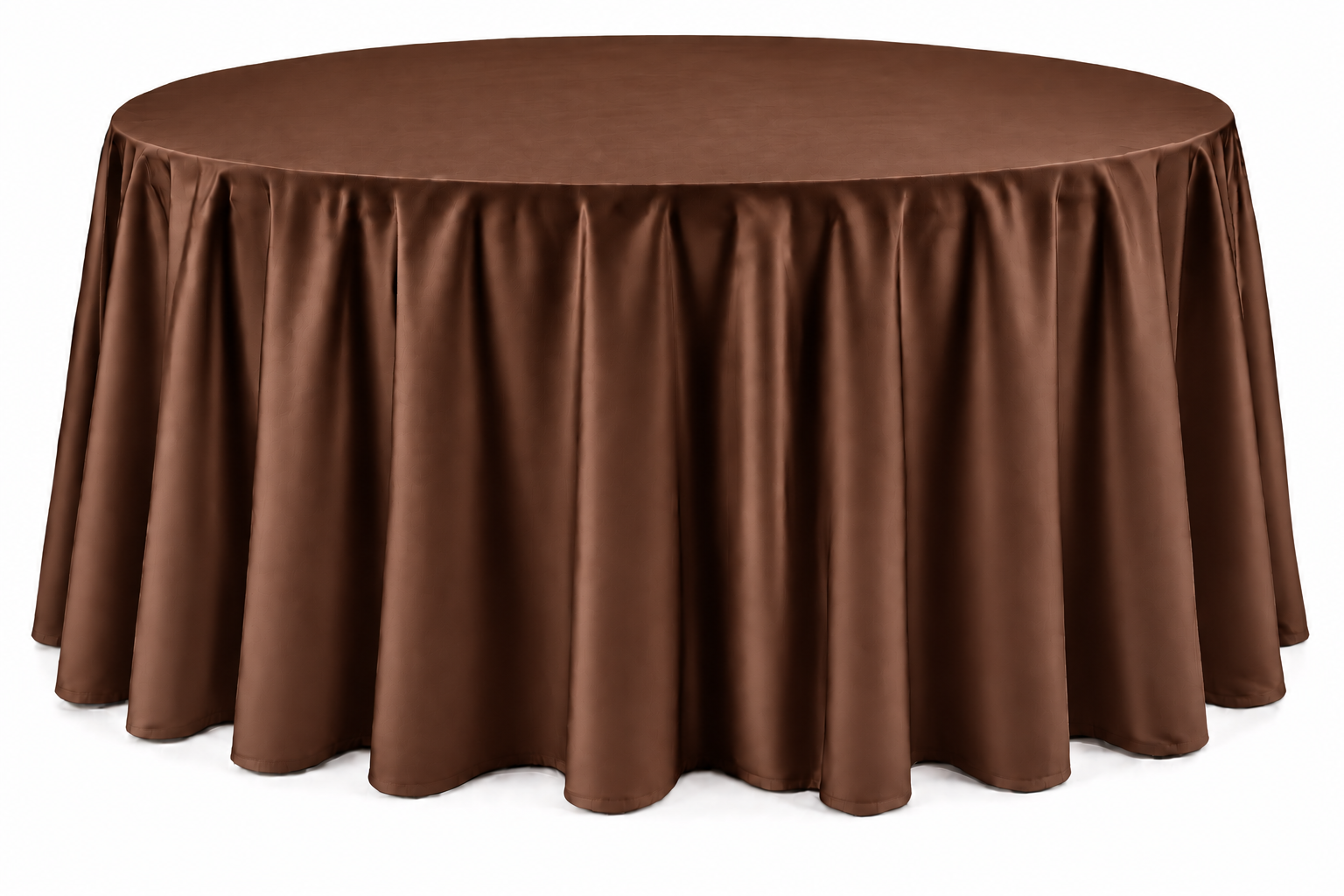 Gray Floor-Length Round Tablecloth - Image 10