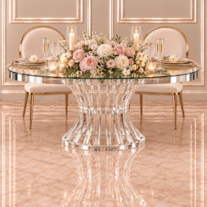 Clear Cage Sweetheart Table