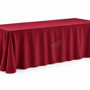 Cranberry Rectangular Floor-Length Tablecloth