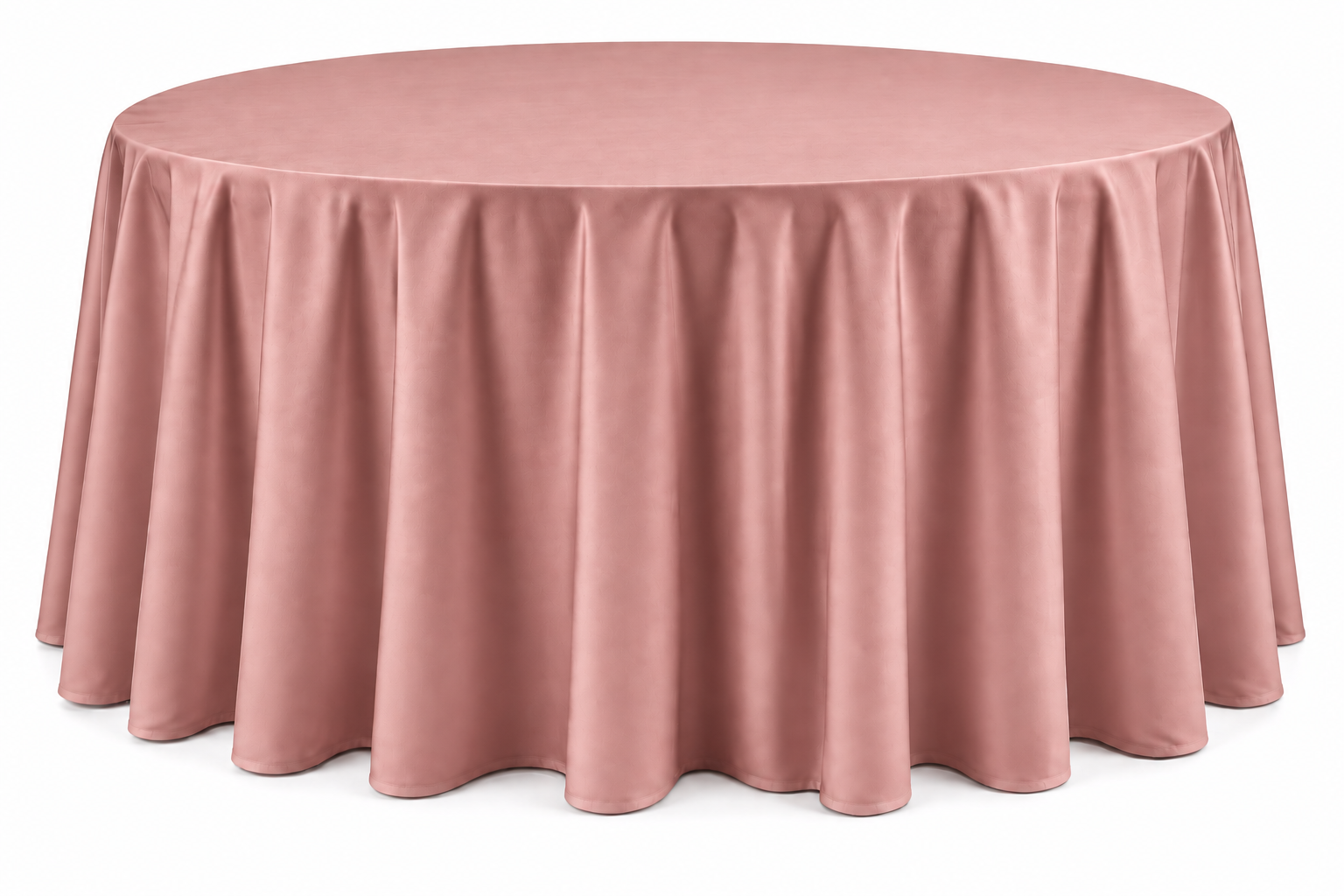 Black Floor-Length Round Tablecloth - Image 12