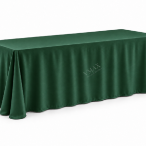 Forest Green Rectangular Floor-Length Tablecloth