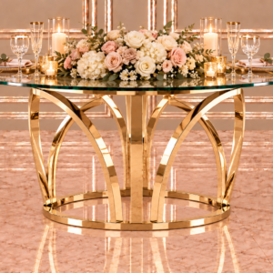 Gold Arch Sweetheart Table