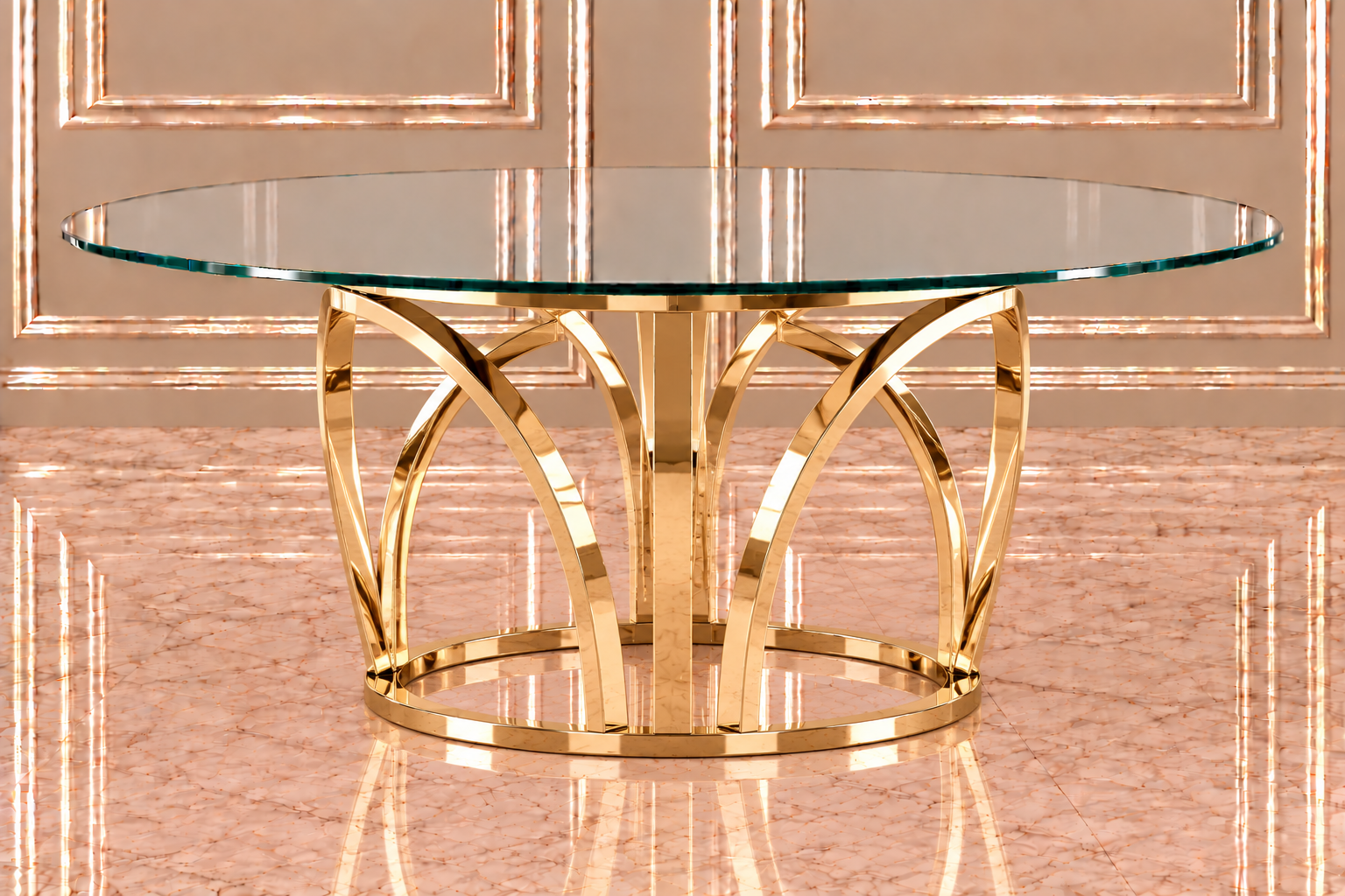 Gold Arch Sweetheart Table - Image 2