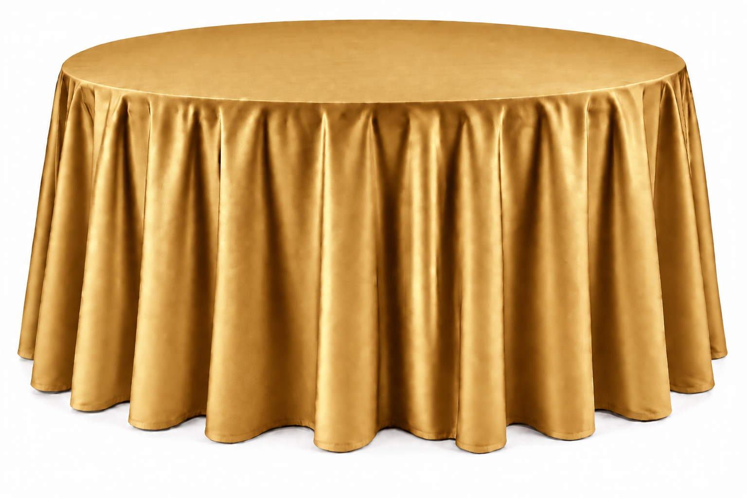 Gray Floor-Length Round Tablecloth - Image 13