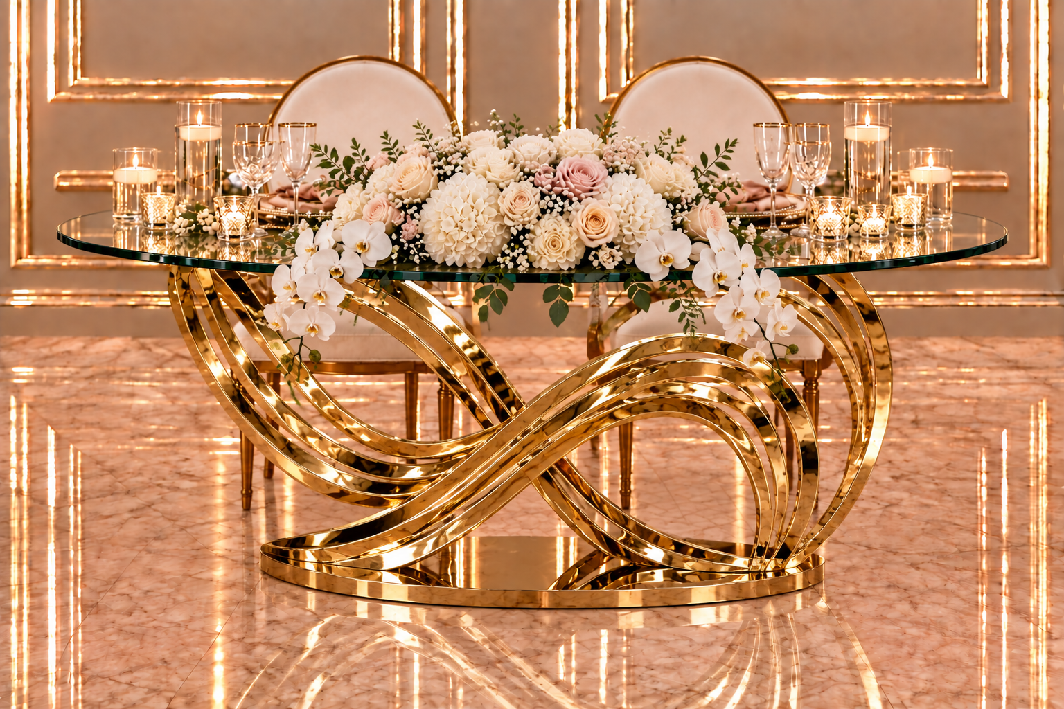 White Wave Sweetheart Table - Image 5