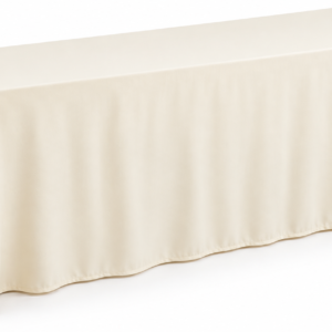 Ivory Rectangular Floor-Length Tablecloth