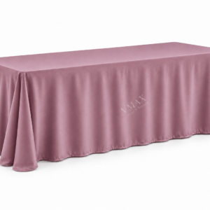 Mauve Rectangular Floor-Length Tablecloth