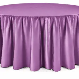 Orchid Floor-Length Round Tablecloth