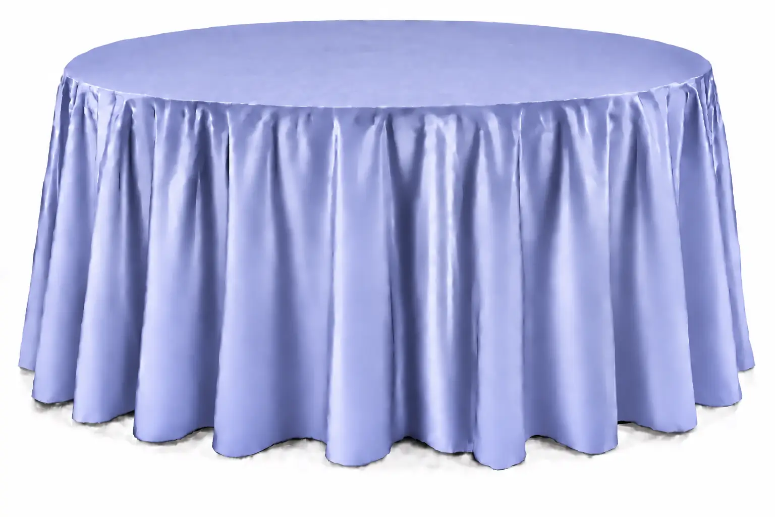 Cranberry Floor-Length Round Tablecloth - Image 5