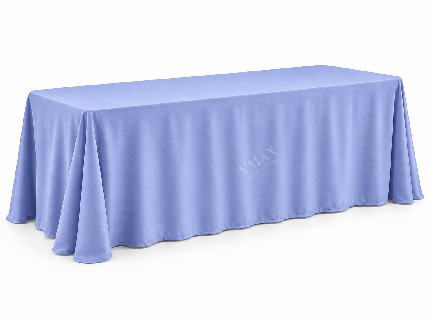 Hot Pink Rectangular Floor-Length Tablecloth - Image 3