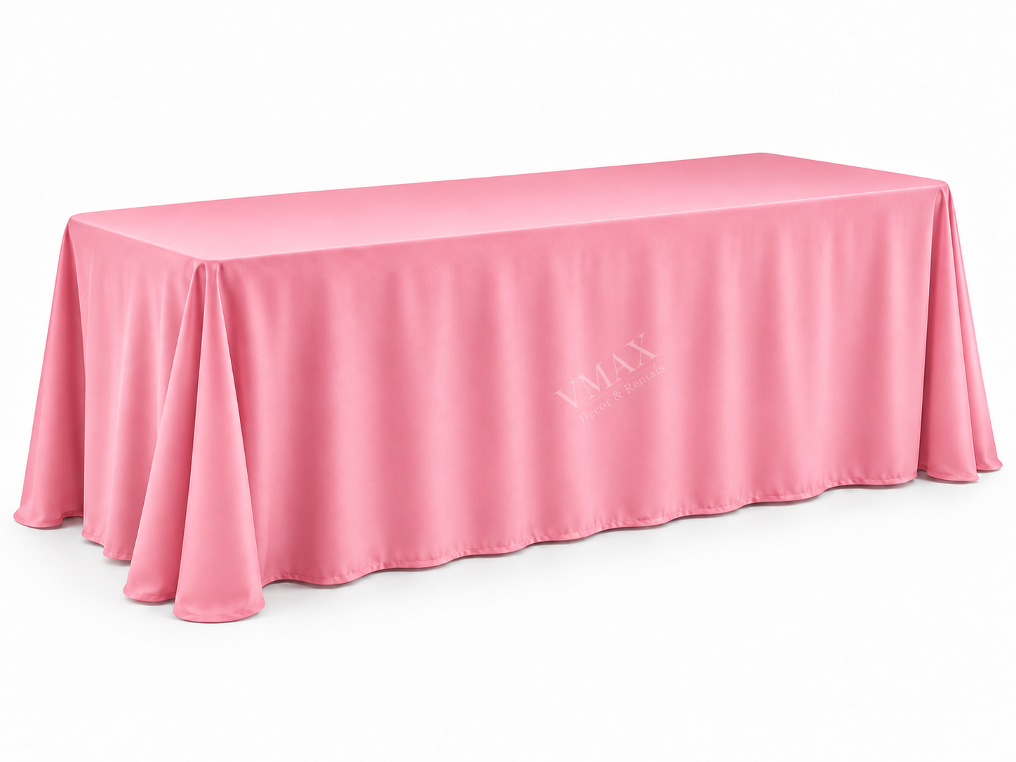 Fuchsia Rectangular Floor-Length Tablecloth - Image 2