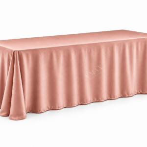 Rose Gold Rectangular Floor-Length Tablecloth
