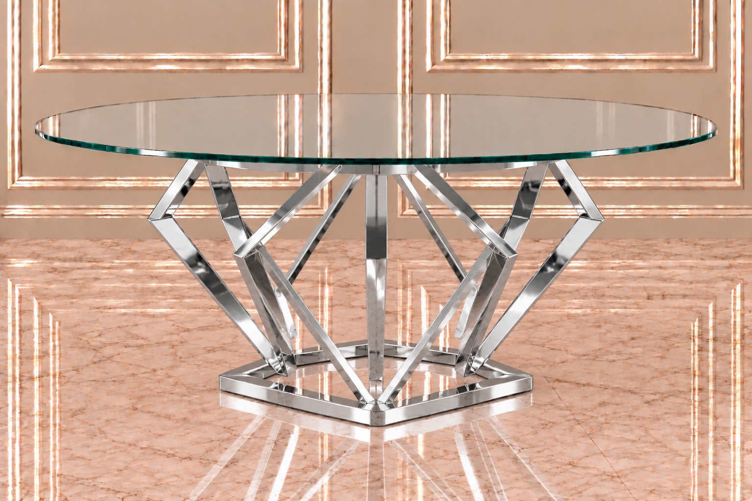 Clear Diamond Sweetheart Table - Image 8