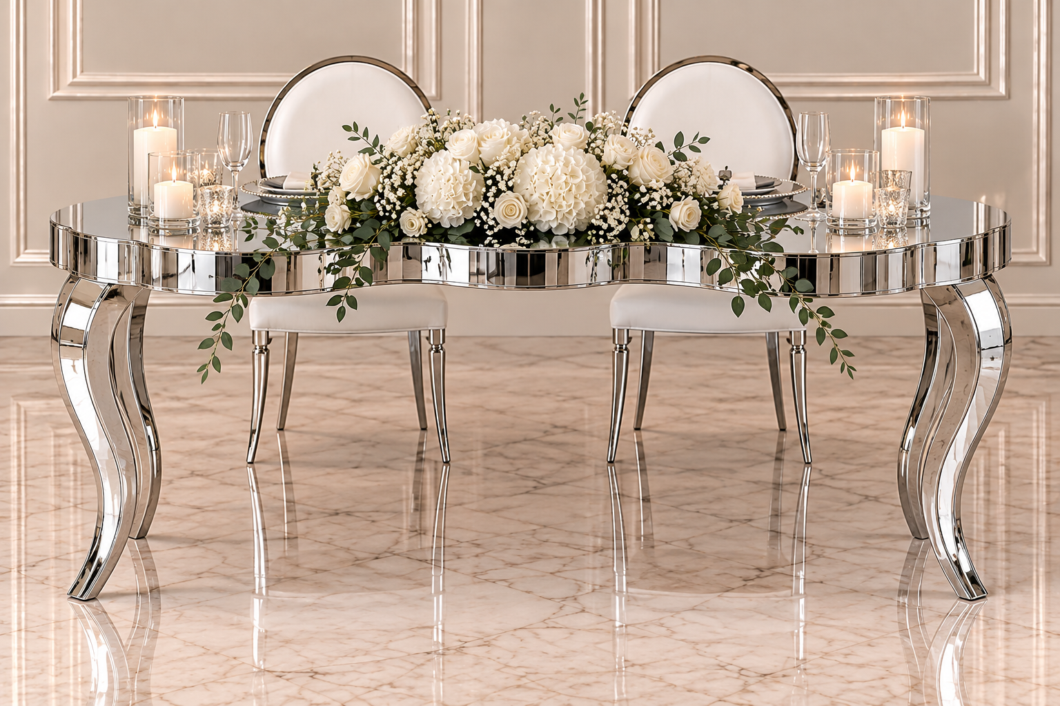 Black Infinity Sweetheart Table - Image 22