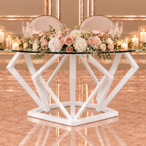 White Diamond Sweetheart Table