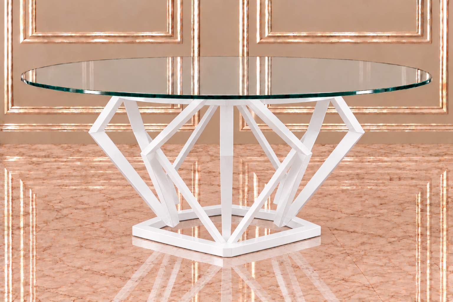 Clear Diamond Sweetheart Table - Image 6