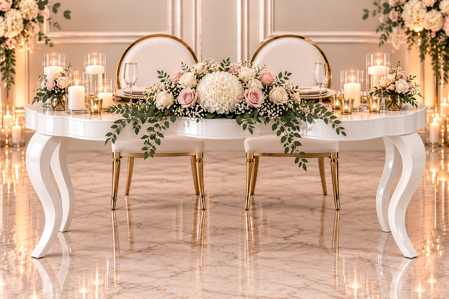 Black Infinity Sweetheart Table - Image 20