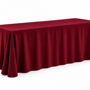 Wine Rectangular Floor-Length Tablecloth