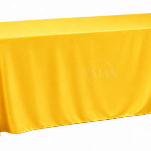 Yellow Rectangular Floor-Length Tablecloth